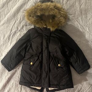 JCrew Crewcuts Black puffer Parka  Jacket